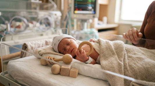 Wooden toys for premature babies