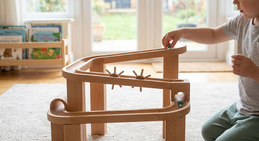 Wooden marble runs for 4 year olds