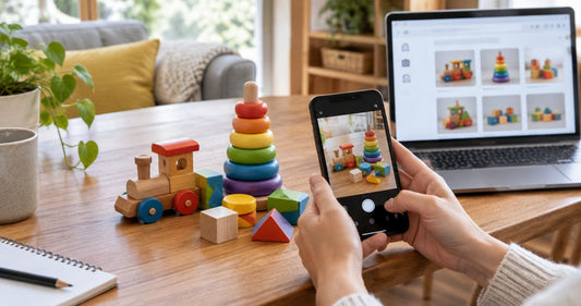 How to sell used Habauk wooden toys on Facebook Marketplace