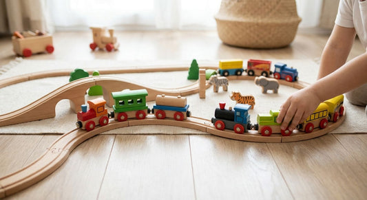 Best wooden train sets for 2 year olds