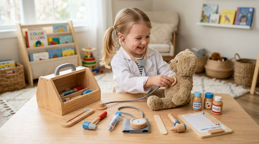 Best wooden pretend doctor kits for kids