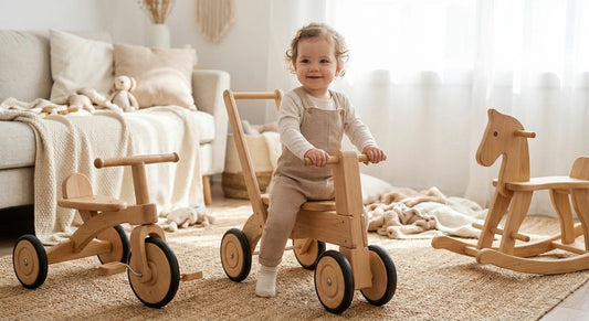 Wooden ride-on toys for 1 year olds