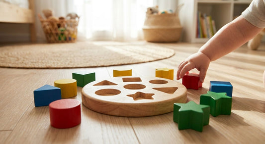Wooden shape sorters for 1 year olds