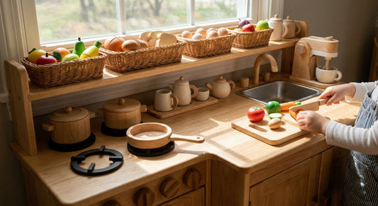 Best wooden kitchen toys for pretend play