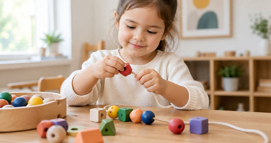 Best wooden threading toys for fine motor skills