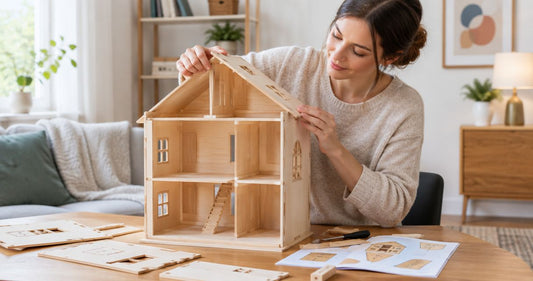 How long does it take to assemble a wooden dolls house?
