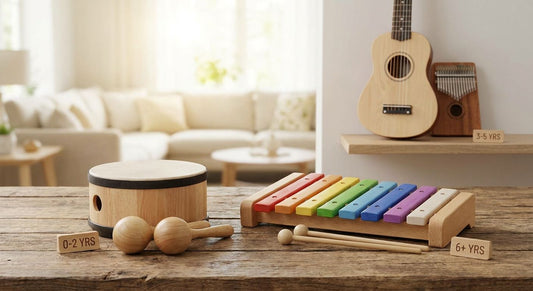 How to choose wooden musical toys by age