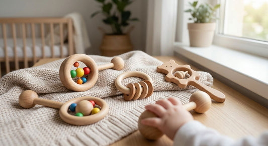 Best wooden rattles and grasping toys for newborns