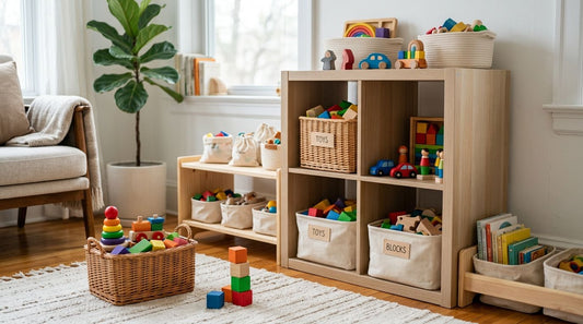 How to store wooden toys in a small flat