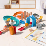 Kullerbu Colorful Curves - Build & Grow Ball Track Set