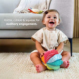 Rainbow Fabric Baby Ball