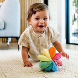 Rainbow Fabric Baby Ball