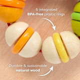 Rainbow Rattle Grasping and Teething Toy